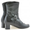 Botines de mujer 1110 negro combinado