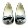 Zapatos casuales / elegantes de mujer 636-1 negro