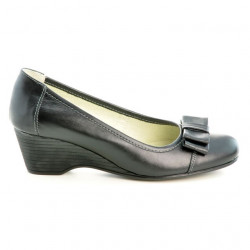 Zapatos casuales / elegantes de mujer 636-1 negro