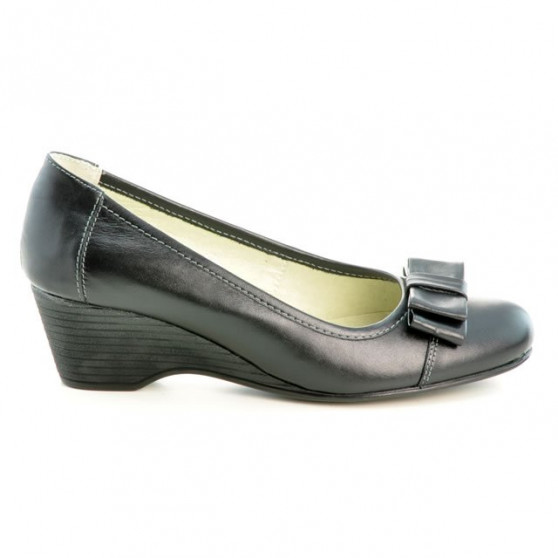 Zapatos casuales / elegantes de mujer 636-1 negro