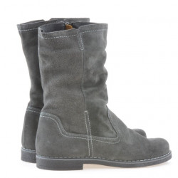 Botas mujer 3272 antracita velur