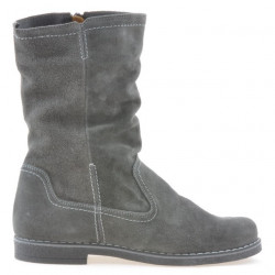 Botas mujer 3272 antracita velur