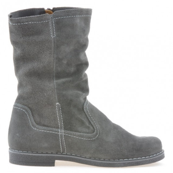 Botas mujer 3272 antracita velur