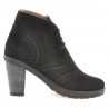 Botines de mujer 3230 negro ante