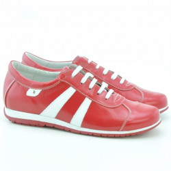 Zapatillas deportivas mujer 695 rojo+blanco