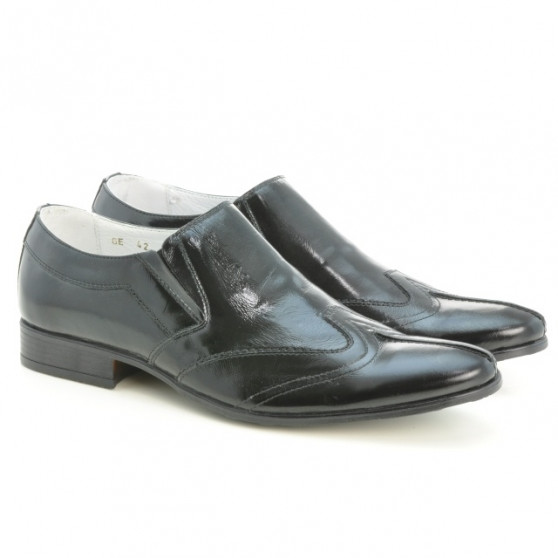 Zapatos elegantes para hombre 995 charol negro