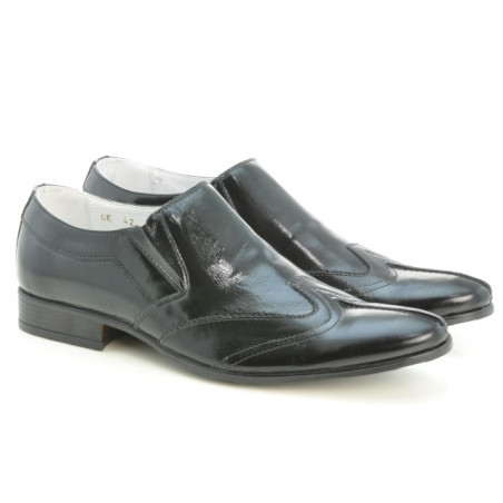 Zapatos elegantes para hombre 995 charol negro
