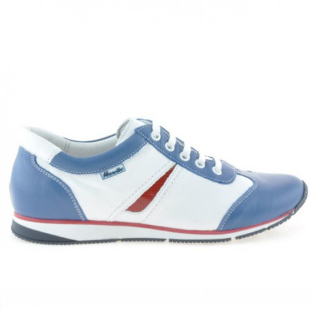 Zapatillas deportivas mujer 196 índigo+blanco