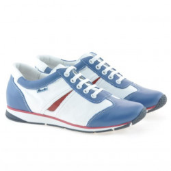 Zapatillas deportivas mujer 196 índigo+blanco