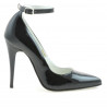 Zapatos elegantes de mujer 1247 charol negro