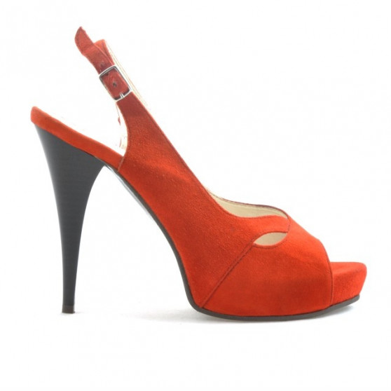 Sandalias dama 1080 rojo antílope