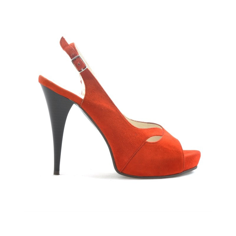 Sandalias dama 1080 rojo antílope