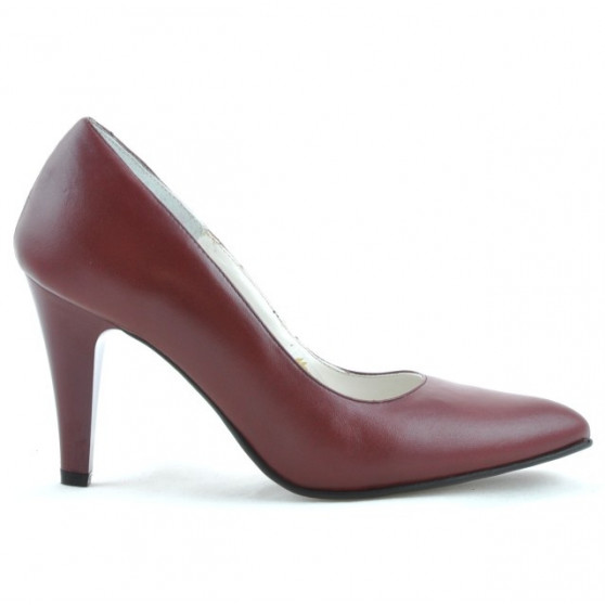 Zapatos elegantes para dama 1234 granate