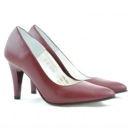 Zapatos elegantes para dama 1234 granate