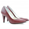 Zapatos elegantes para dama 1234 granate