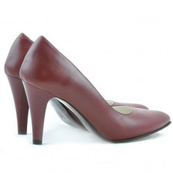 Zapatos elegantes para dama 1234 granate