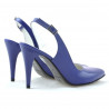 Sandalias de mujer 1249 charol azul