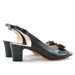 Sandalias de mujer 1251 charol negro