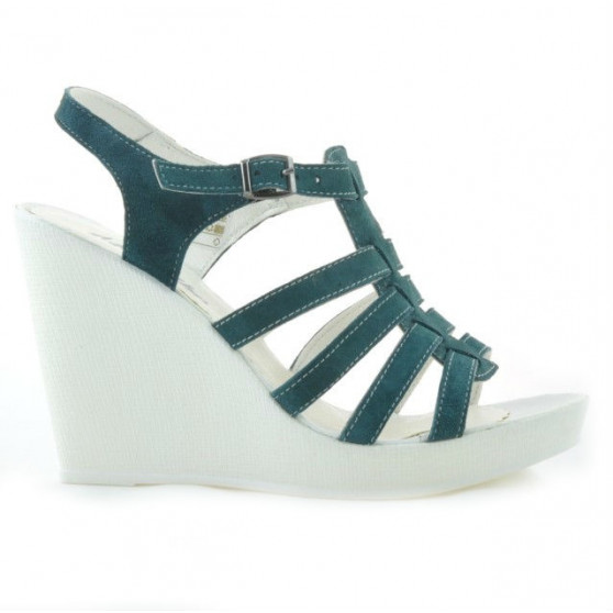 Sandalias de mujer 575 verde ante