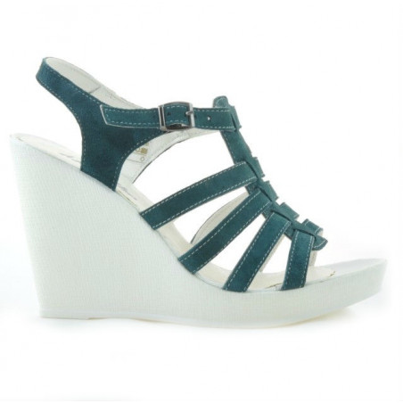 Sandalias de mujer 575 verde ante