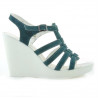 Sandalias de mujer 575 verde ante