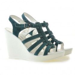Sandalias de mujer 575 verde ante