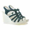 Sandalias de mujer 575 verde ante