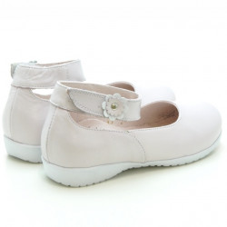 Zapatos para niños pequeños 17c beige nácar