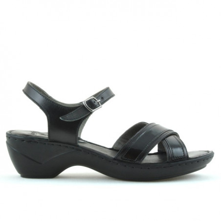 Sandalias de mujer 501 negro combinado