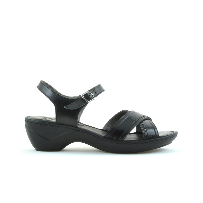 Sandalias de mujer 501 negro combinado
