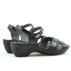 Sandalias de mujer 501 negro combinado