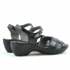 Sandalias de mujer 501 negro combinado