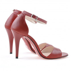 Sandalias mujer 1238 rojo