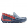 Mocasines adolescentes 395 índigo+rojo