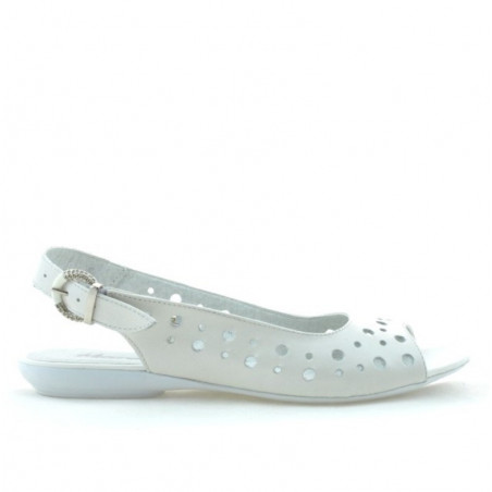 Sandalias mujer 5020 blanco nácar