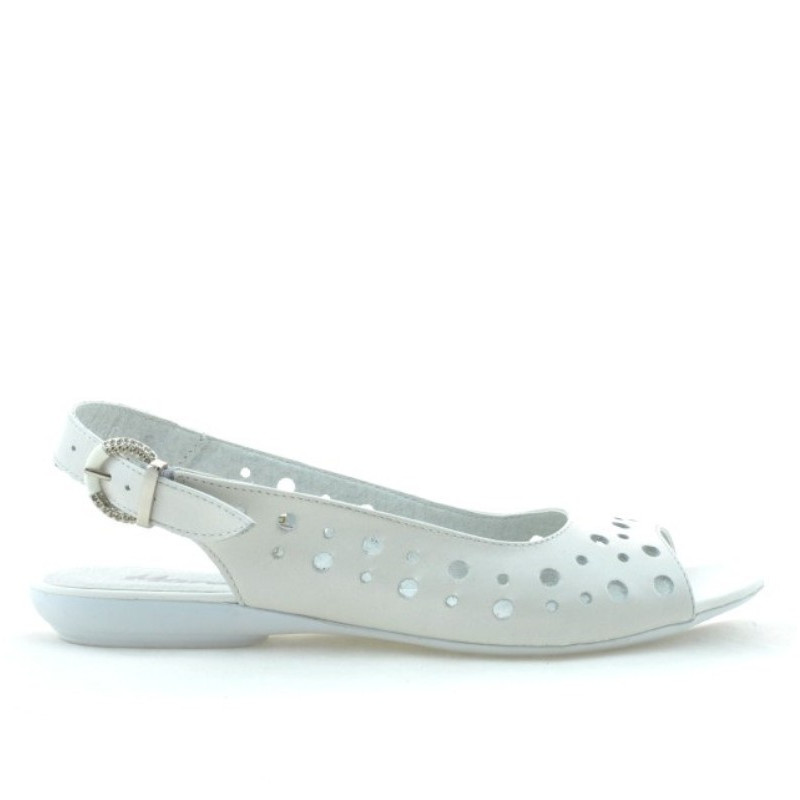 Sandalias mujer 5020 blanco nácar