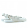 Sandalias mujer 5020 blanco nácar