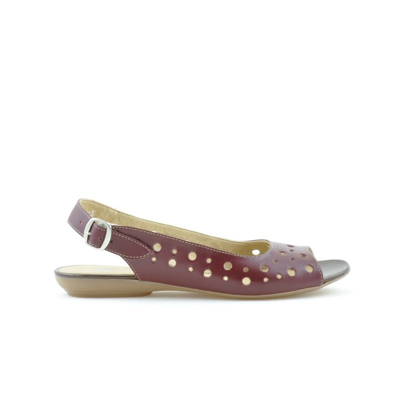 Sandalias mujer 5020 burdeos