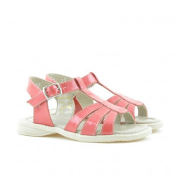Sandalias para niños pequeños 53c charol coral