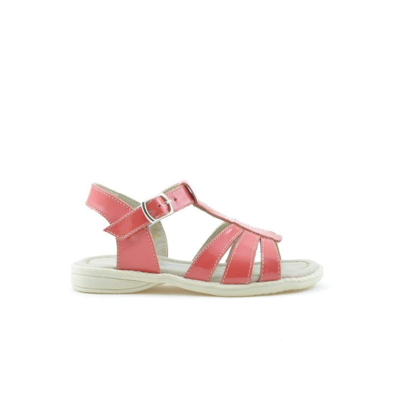 Sandalias para niños pequeños 53c charol coral