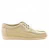 Mocasines hombre 818p beige perforado