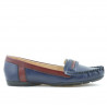 Mocasines mujer 619 índigo+granate