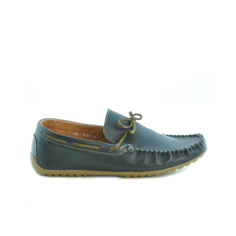 Mocasines hombre 863 biz negro