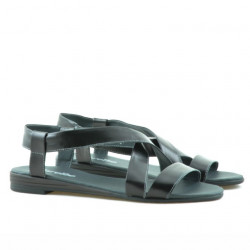 Sandalias mujer 5010 charol negro