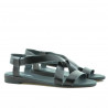 Sandalias mujer 5010 charol negro