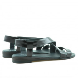 Sandalias mujer 5010 charol negro