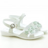Sandalias para niños 523 blanco+verde claro