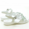 Sandalias para niños 523 blanco+verde claro