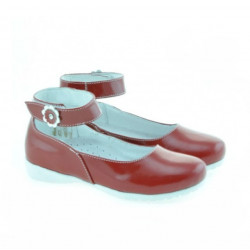 Zapatos para niños pequeños 17c charol rojo