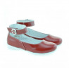 Zapatos para niños pequeños 17c charol rojo